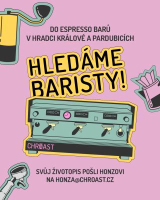 Oblíbená estráda najdi svého CHROASTa je zpět!⁠ ☕️TENTOKRÁT HLEDÁME BARISTY do espresso barů v centru HRADCE KRÁLOVÉ a do...